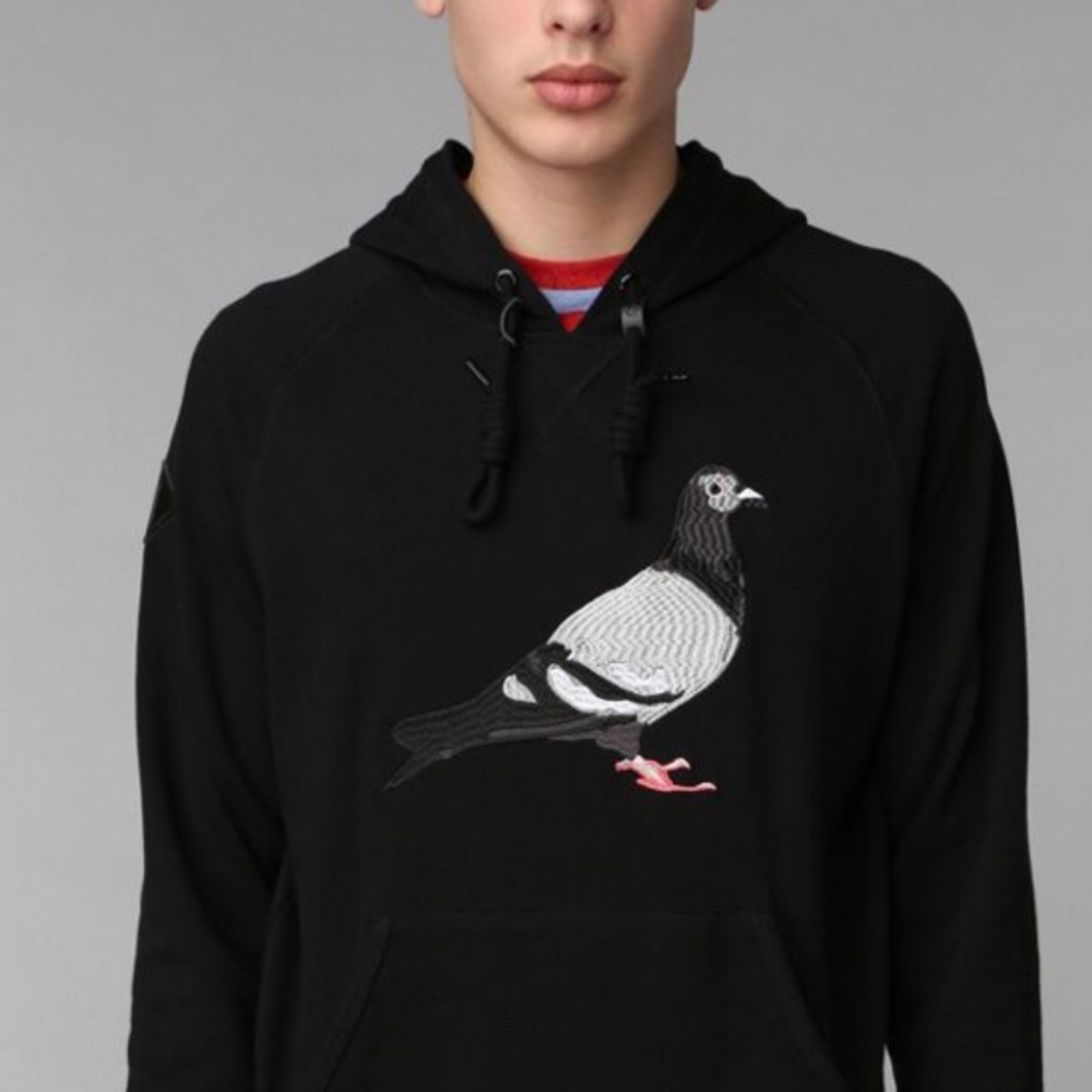 Big Pigeon Staple Design Hoodie